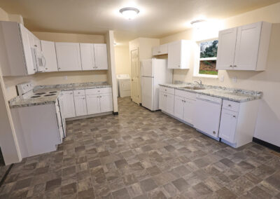 doublewide mobile home kitchen