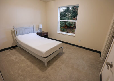 bedroom in our double wide mobile homes