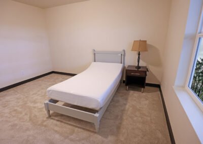 bedroom in our double wide mobile homes